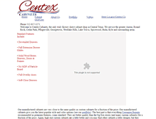 Tablet Screenshot of centexcabinets.com